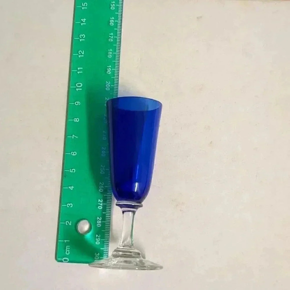Cobalt Blue liqueur  glass - Picture 3 of 3